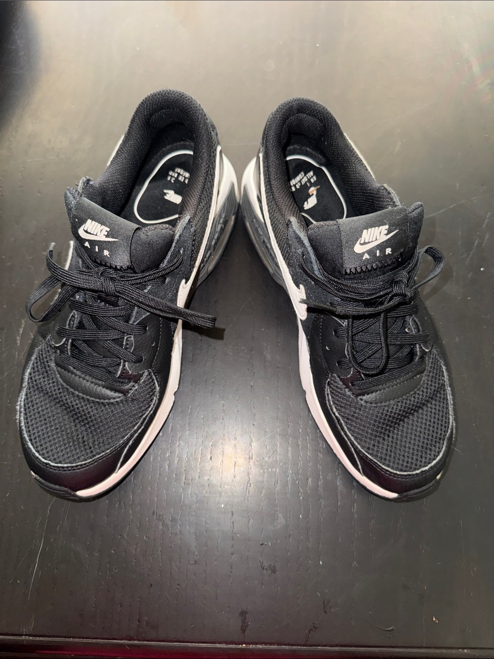 Nike Black and White Women's Air Running Sneakers